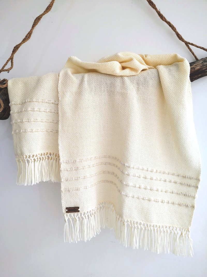 Pashminas tejidas en telar Yiwin artesanales